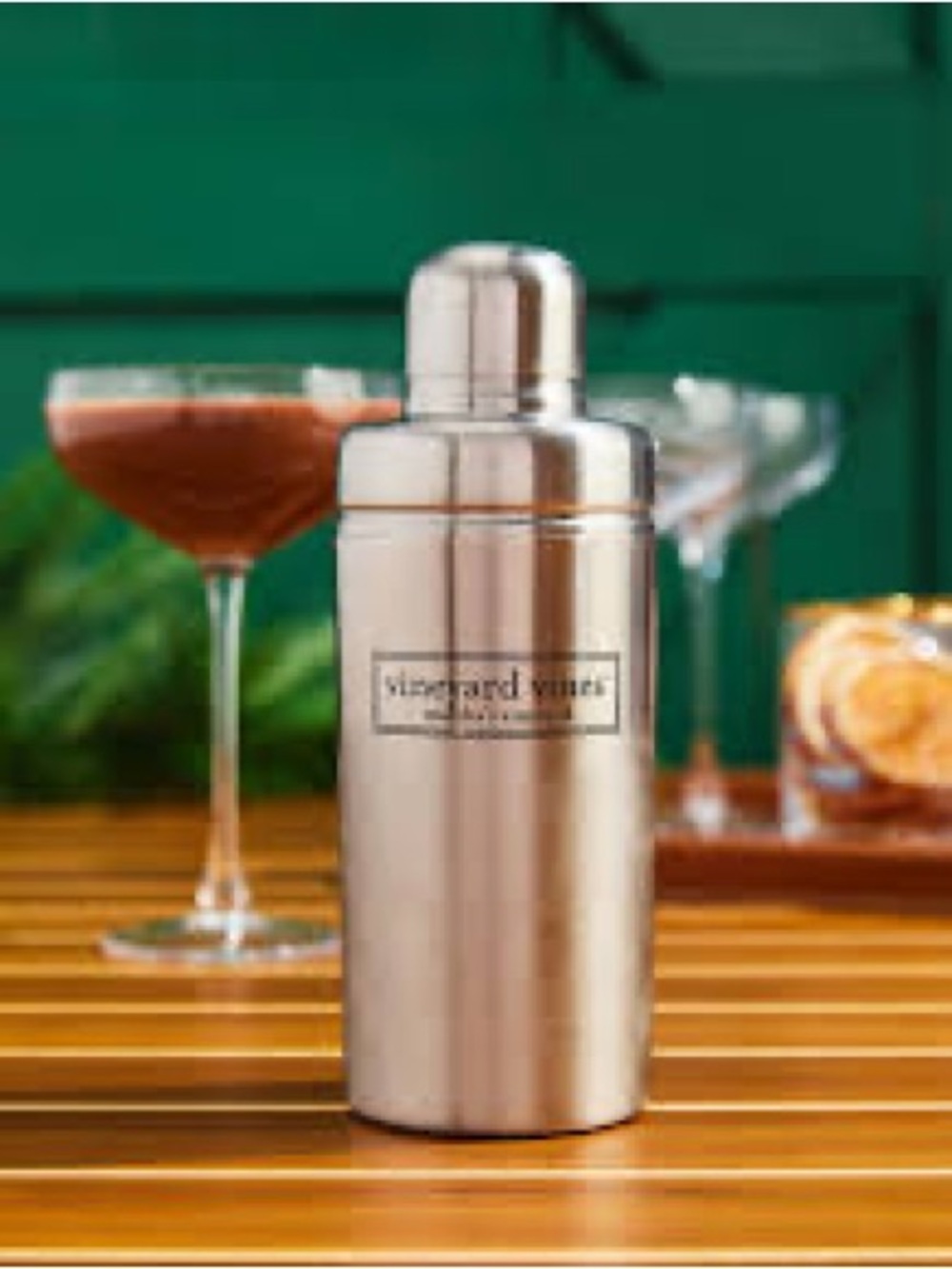 Vineyard Vines Stainless Steel Cocktail Shaker